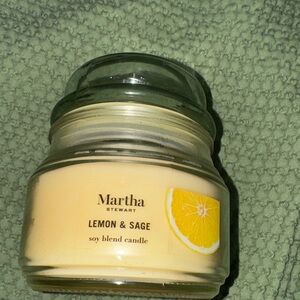 Martha Stewart Lemon & Sage Soy Blend Candle